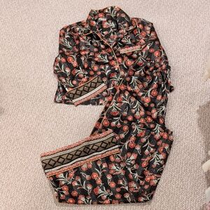 Free People Floral Pajama Set